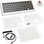 Picture of Klawiatura Ducky Ducky Outlaw 65 Gaming-Keyboard, Barebone - Silver (ISO)