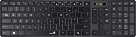 Picture of Klawiatura Genius Genius SlimStar 126 COPILOT, klawiatura CZ/SK, klasyczna, przewodowa (USB), czarna