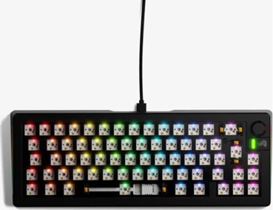 Изображение Klawiatura Glorious Glorious GMMK 3 65 % Custom Gaming-Tastatur - Barebone, ISO-Layout, schwarz