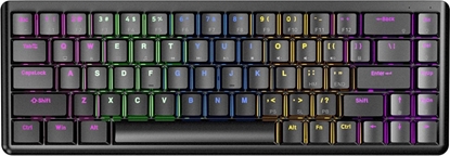 Picture of Klawiatura Rampage Low Profile REBEL Red switch (REBEL-BLACK)