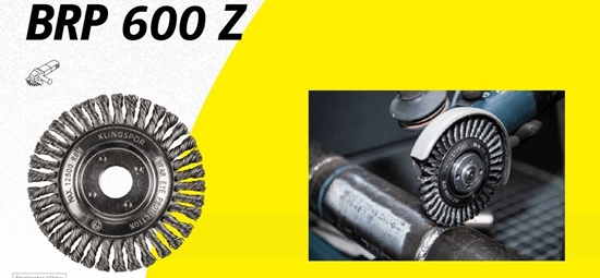 Изображение Klingspor K.SZCZOTKA DO RUR 115mm x 6 x 22,23 BRP600Z DRUT SKRCANY