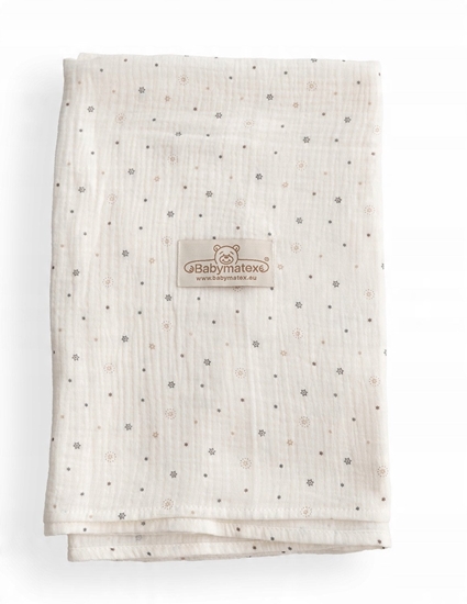 Picture of Kocyk-Otulacz MUSLIN DESIGN druk 80x120