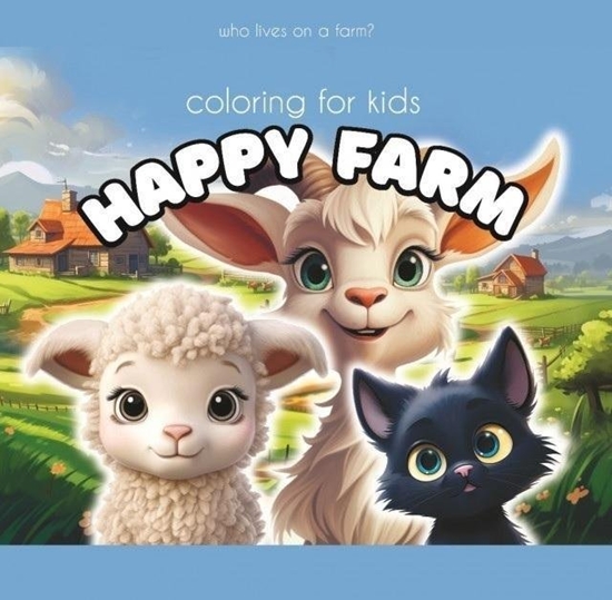 Изображение Kolorowanka 140x140 Happy Farm owca