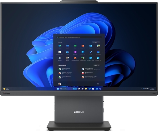 Picture of Komputer Lenovo Lenovo ThinkCentre Neo 50a Gen 5 12SD - All-in-One (Komplettlosung) - mit Monitorstander - Core i5 13420H / 2.1 GHz - RAM 16 GB - SSD 512 GB - TCG Opal Encryption 2, NVMe - UHD Graphics - 1GbE, Bluetooth 5.2, Wi-Fi 6 - WLAN: 802.11a/b/g/n/