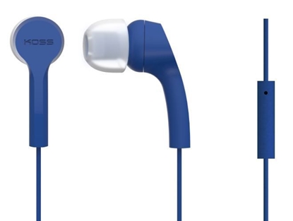 Attēls no Koss Headphones KEB9iB In-ear, 3.5mm (1/8 inch), Microphone, Blue,