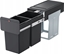 Picture of HAILO Atkritumu tvertne iebuvejama EcoLine Design L / 2x14L / melna 030310100