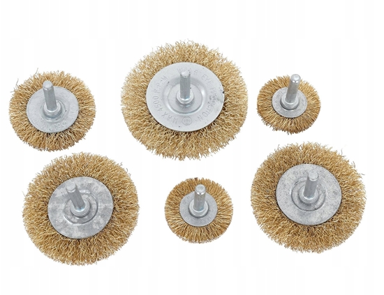 Picture of Kpl. Szczotek drucianych na wiertark 6el. (60)