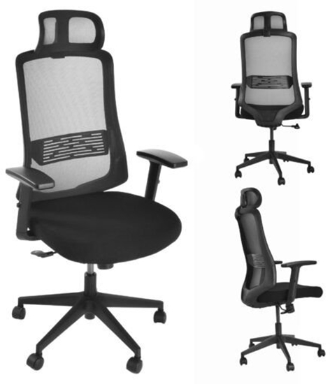 Изображение Krzeso biurowe AMO-95 Czarne