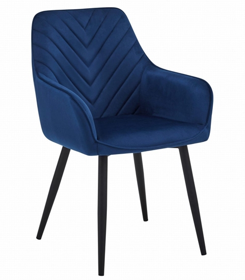 Picture of Krzeso NANA - granat aksamit / nogi czarne x 1