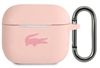 Изображение Lacoste Apple Airpods 3 Liquid Silicone Glossy Printing Logo Case Pink