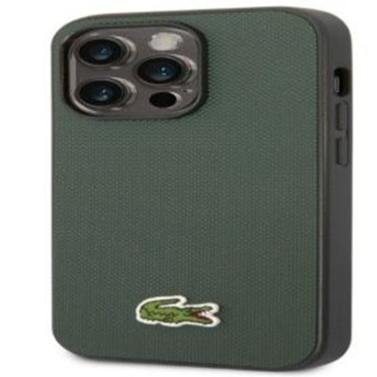 Picture of Lacoste Apple iPhone 14 Pro Iconic Petit Pique Logo Case Dark Green
