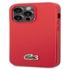 Picture of Lacoste Apple Phone 14 Pro Iconic Petit Pique Logo Case Red