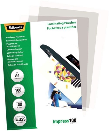 Picture of Laminēšanas plēves Fellowes A5 100gab 100u