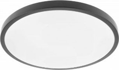Attēls no Lampa sufitowa GTV Gtv Atol LD-ATOL32W-NW-10 plafon lampa sufitowa 1x32W 2560lm 4000K IP54 czarna/biaa