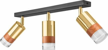 Attēls no Lampa sufitowa Lamkur Lamkur Aurora 43692 plafon lampa sufitowa 3x60W E27 zoty