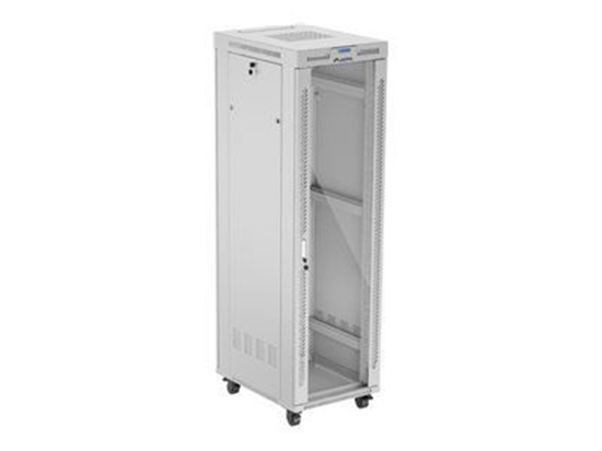 Изображение Lanberg RACKMOUNTABLE EINBAUSCHRANK 19" 42U 600X800 GRAU GLA