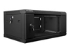 Picture of Lanberg Rack Wandschrank 19" 4U/600X450 Glastür schwarz