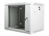 Picture of Lanberg Rack Wandschrank 19" 9U/600X450 Glastür grau