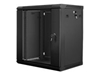 Picture of Lanberg Rack Wandschrank 19" 12U/600X450 Glastür schwarz