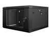 Изображение Lanberg Rack Wandschrank 19" 6U/600X600 Glastür schwarz