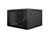 Изображение Lanberg Rack Wandschrank 19" 6U/600X600 Glastür schwarz
