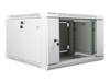 Picture of Lanberg Rack Wandschrank 19" 6U/600X600 Glastür grau