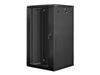 Picture of Lanberg Rack Wandschrank 19" 22U/600X600 Glastür schwarz (Speditionsversand)