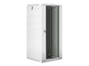 Picture of Szafa instalacyjna wisząca 19 cali 27U 600X600mm szara (drzwi szklane)