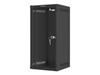 Picture of Lanberg 10" 12U 280x310 Wandgehäuse Glastür (FlatPack) sw