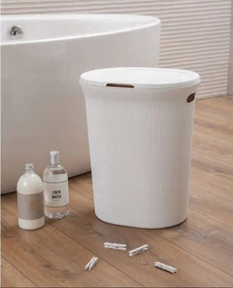 Attēls no Laundry box Baobab 40L white 8411801224182