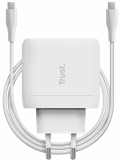 Picture of Lādētājs Trust Maxo 45W USB-C Charger White + 2m USB-C Cable