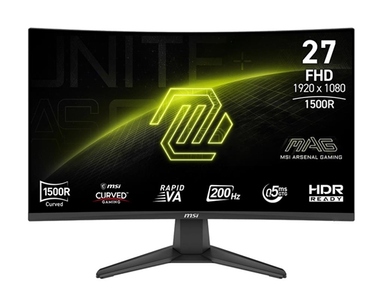 Picture of LCD Monitor|MSI|MAG 276CF E20|27"|Gaming/Curved|Panel VA|1920x1080|16:9|200 Hz|0.5 ms|MAG276CFE20