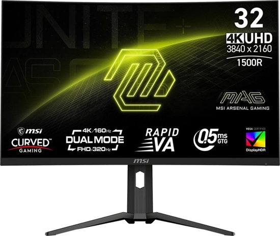 Picture of LCD Monitor|MSI|MAG 321CUPDF|31.5"|Gaming/Curved/4K|Panel VA|3840x2160|16:9|160 Hz|0.5 ms|MAG321CUPDF