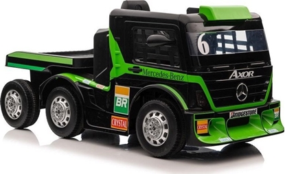 Picture of Lean Cars Auto Na Akumulator Mercedes + Naczepa XMX622B Zielony LCD
