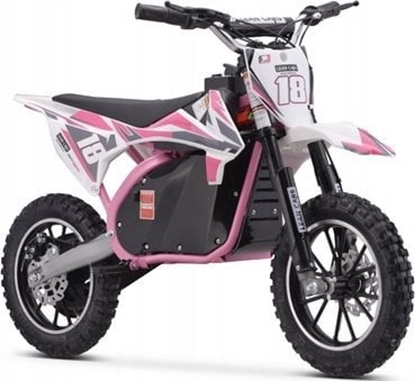 Attēls no Lean Cars Motor Crossowy TRAIL KING Na Akumulator HP114E Róowy