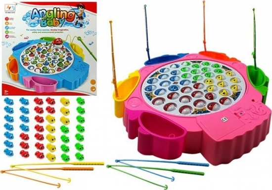 Picture of Lean Sport Gra Zrcznociowa owienie Rybek 4 Wdki Róowa