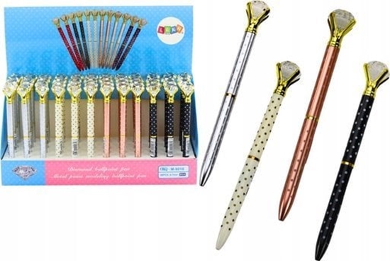 Изображение LeanToys Dugopis Z Diamentem W Kropki Niebieski Wkad 0.7mm Mix