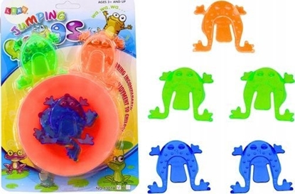 Picture of LeanToys Gra Zrcznociowa Skaczce abki Miseczka Kolorowe
