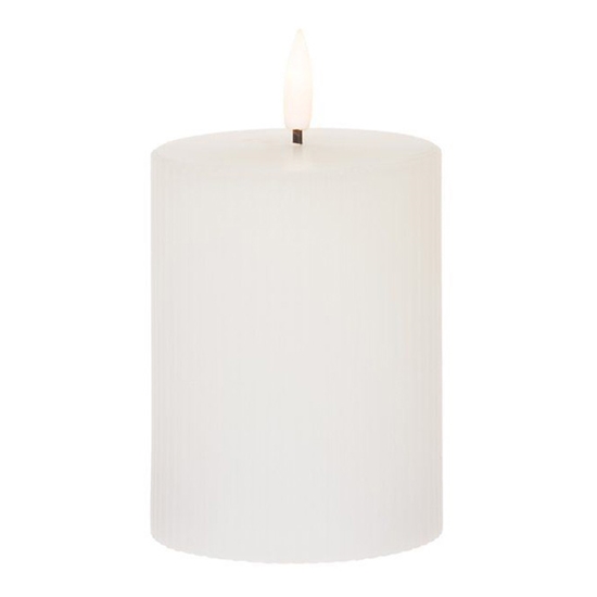 Picture of LED galda svece ar 3D liesmu, balta