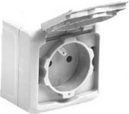 Picture of Legrand FORIX Gniazdo pojedyncze z/u 16A IP44 z przesonami biae (782375)