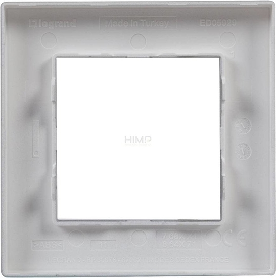 Picture of Legrand Niloe Step - ramka pojedyncza 1x- kolor stalowy 863491