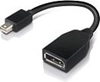 Picture of Lenovo 4X90L13971 DisplayPort cable Mini DisplayPort Black