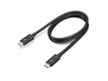 Picture of Lenovo 4X91K16968 Thunderbolt cable 0.7 m 40 Gbit/s Black