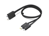 Picture of Lenovo 4X91K16970 Thunderbolt cable 0.7 m 40 Gbit/s Black