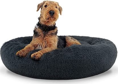 Attēls no Leobert Legowisko pluszowe L 80cm - ciemnoszare