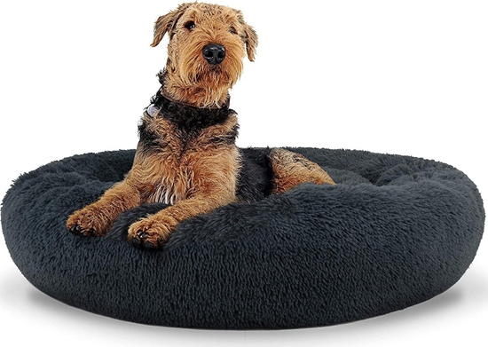 Picture of Leobert Legowisko pluszowe L 80cm - ciemnoszare