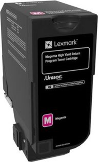 Picture of Lexmark 74C2HM0 toner cartridge 1 pc(s) Original Magenta