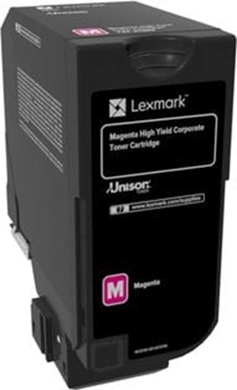 Picture of Lexmark 74C2HME toner cartridge 1 pc(s) Original Magenta