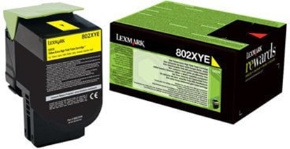 Изображение Lexmark 80C2XYE toner cartridge 1 pc(s) Original Yellow