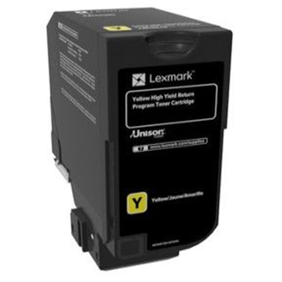 Изображение Lexmark 84C2HY0 toner cartridge 1 pc(s) Original Yellow
